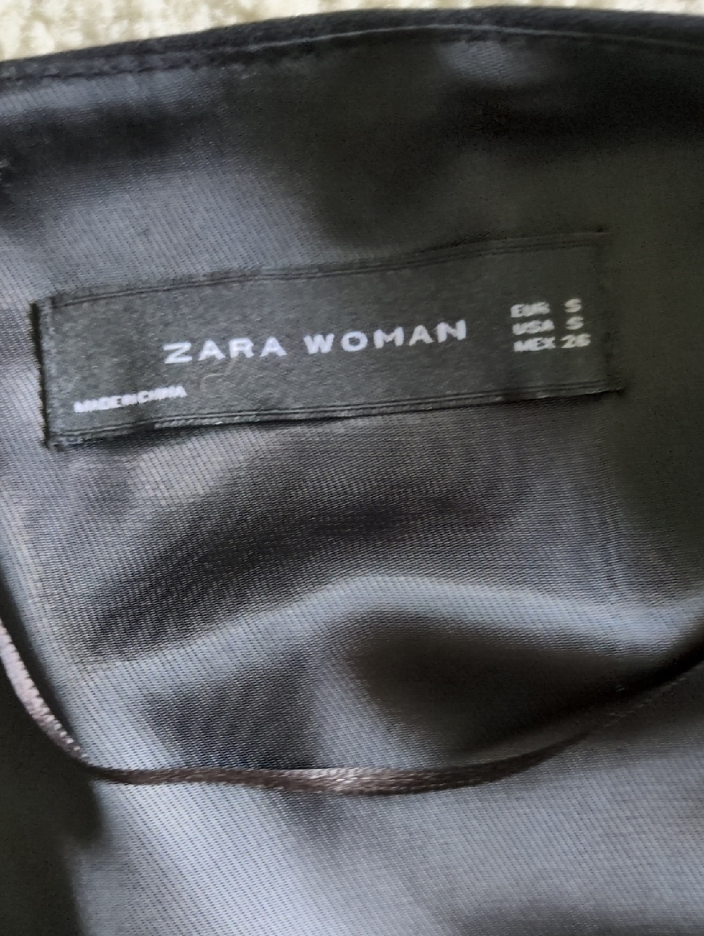 Zara Women's Black Open-Front Cape Blazer (Please Read Description) - Picture 7 of 12